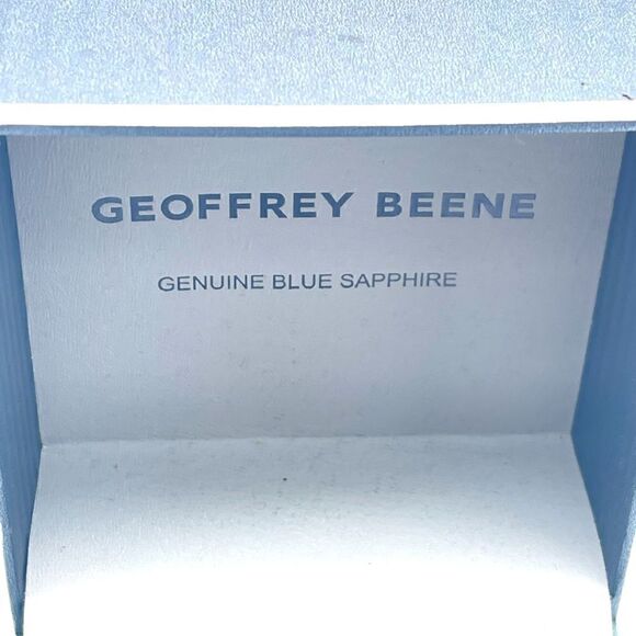 NIB GEOFFREY Beene Genuine Blue Sapphire Mens Analog Watch Style # GB8202GU - Picture 3 of 7